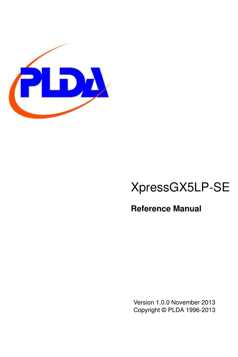 PLDA XpressGX5LP-SE Reference manual