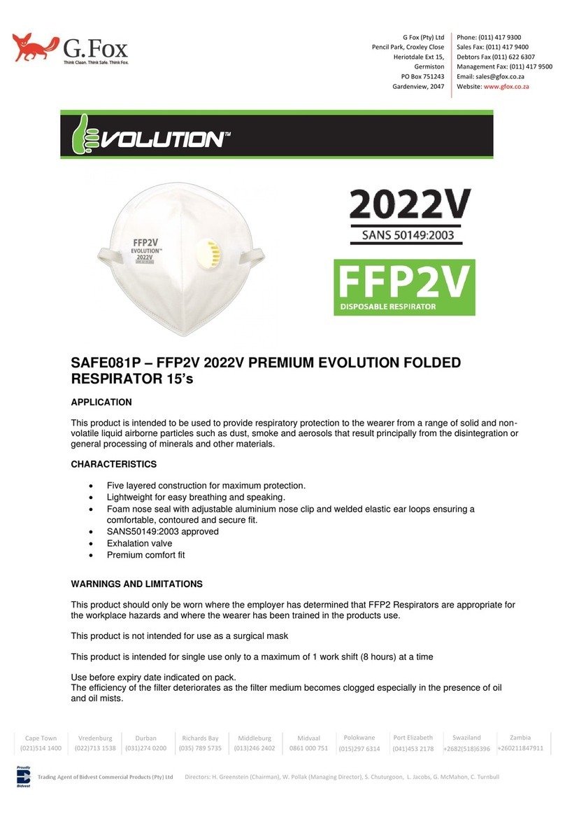 G.Fox EVOLUTIN SAFE081P manual