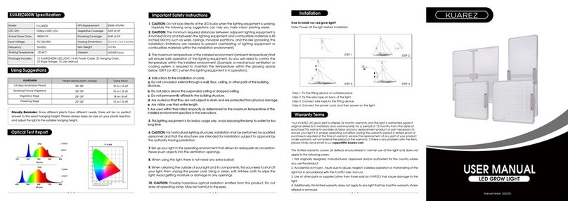 KUAREZ KAZ2000 user manual