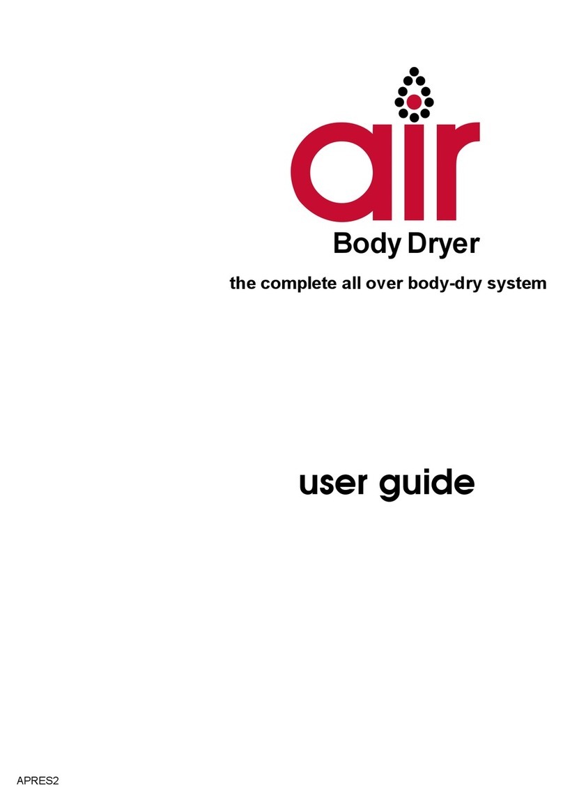 Air Body Dryer APRES2 user guide
