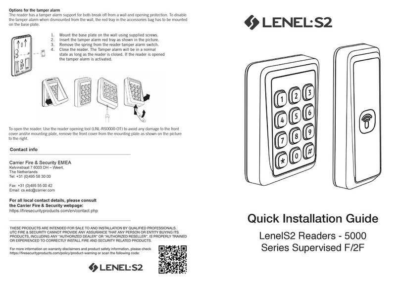 LenelS2 5000 Series quick start guide LenelS2 5000 Series quick start guide