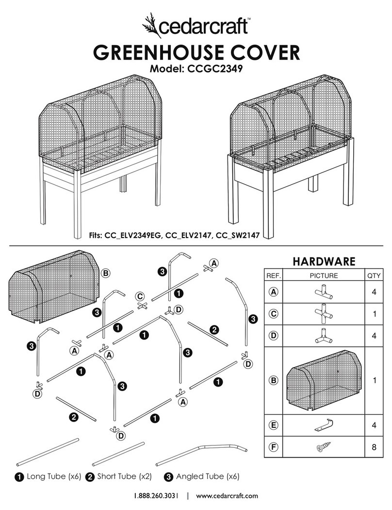 cedarcraft CCGC2349 quick start guide