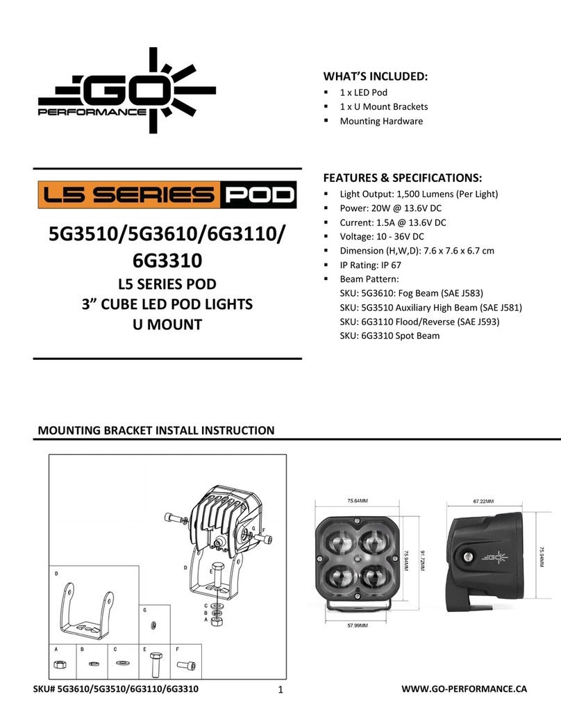 GO PERFORMANCE L5 Series User manual