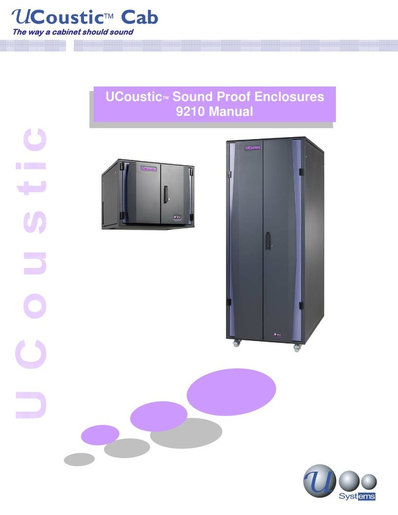 UCoustic Cab 9210 User manual