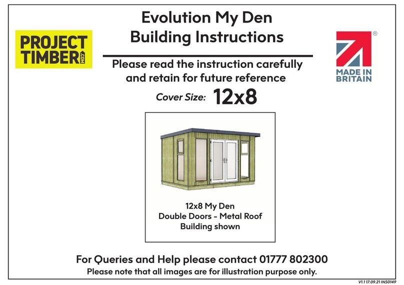 Project Timber Evolution My Den 12x8 Building instructions Project Timber Evolution My Den 12x8 Building instructions