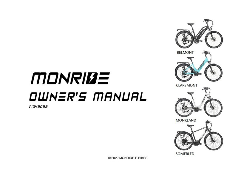 MONRIDE Belmont owner's manual