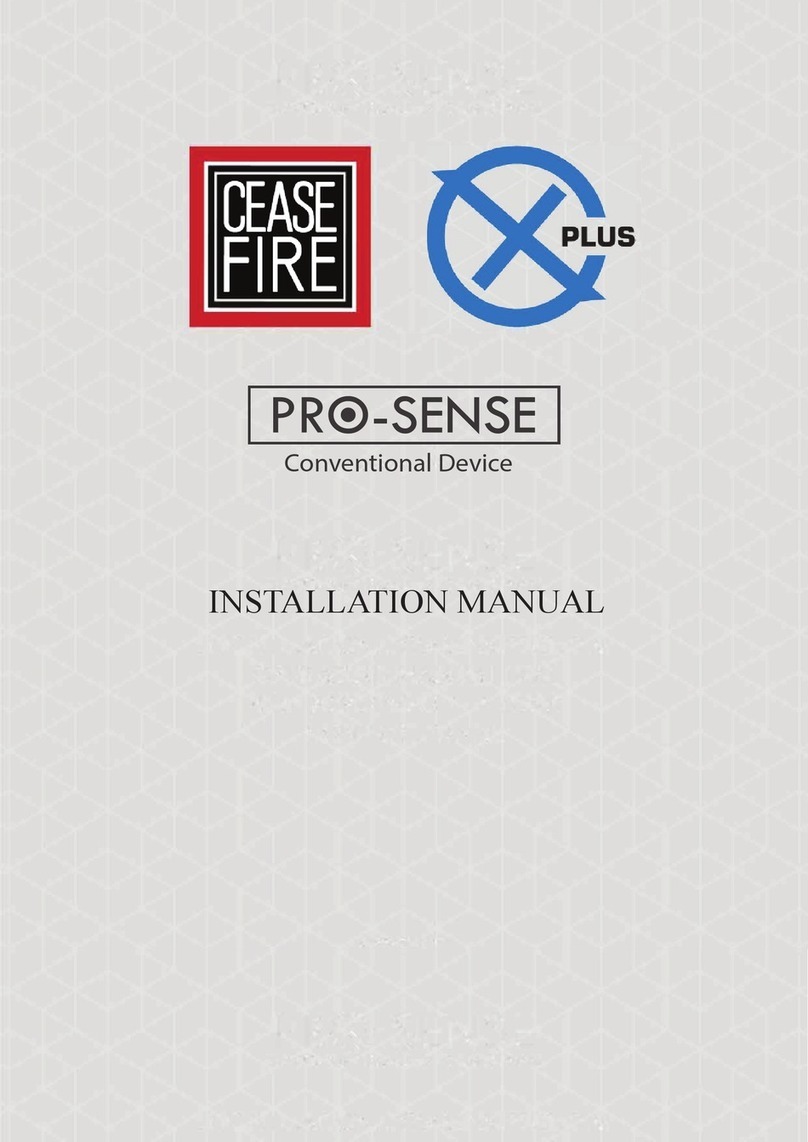 Ceasefire PRO-SENSE TI-002267 User manual