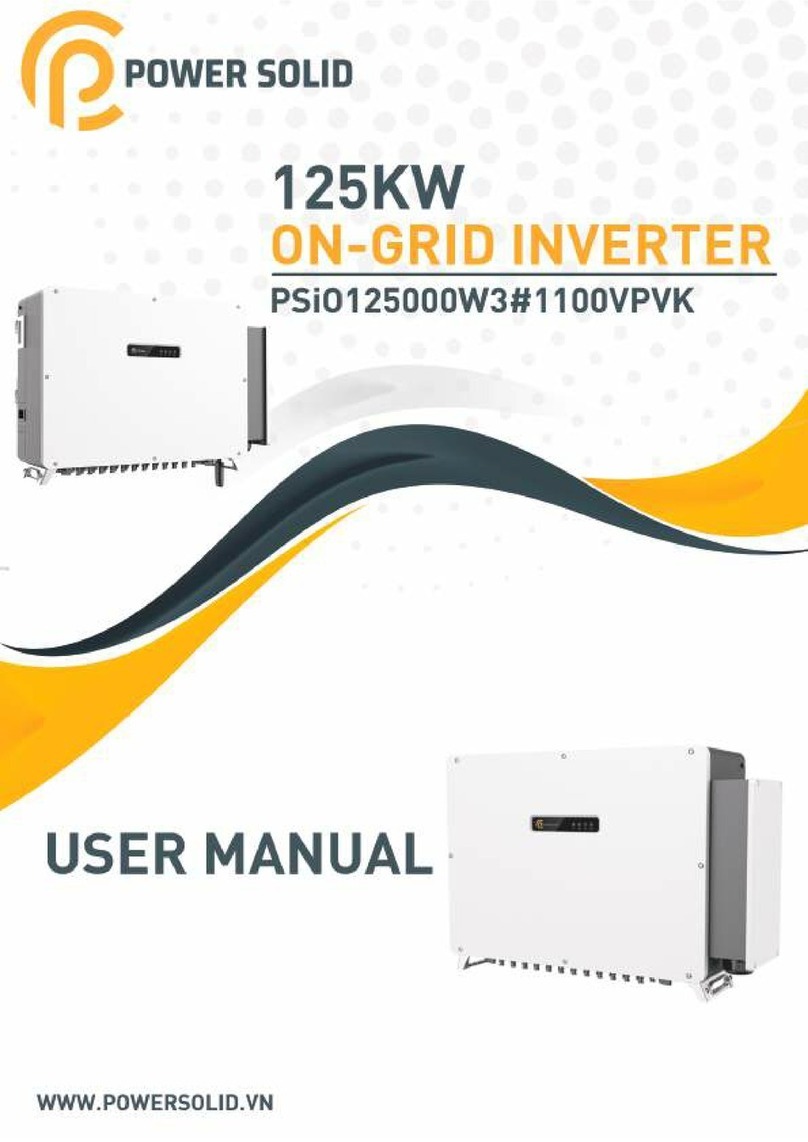 Power Solid PSiO125000W3 User manual