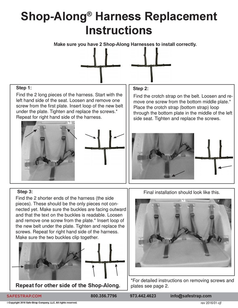 Safe-Strap Shop-Along Harness Replacement instructions Safe-Strap Shop-Along Harness Replacement instructions