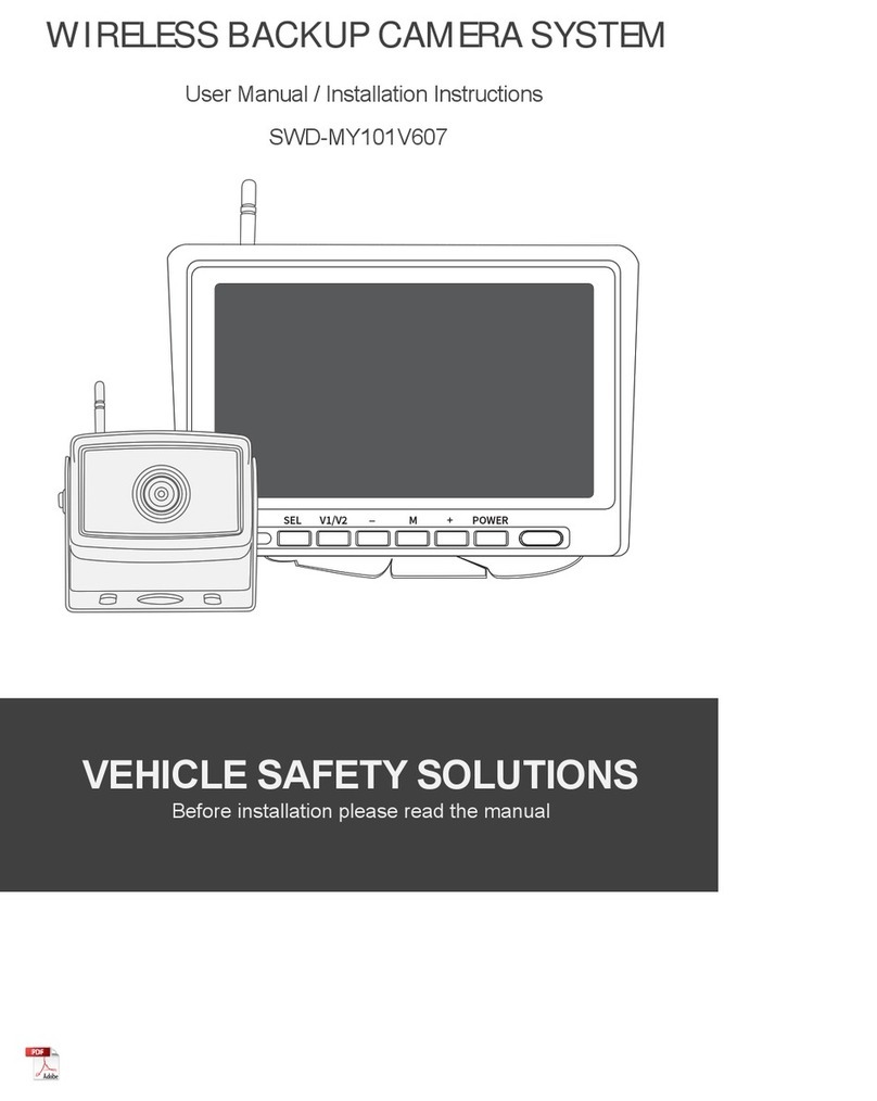 Sunveytech SWD-MY101V607 User's manual & installation instructions