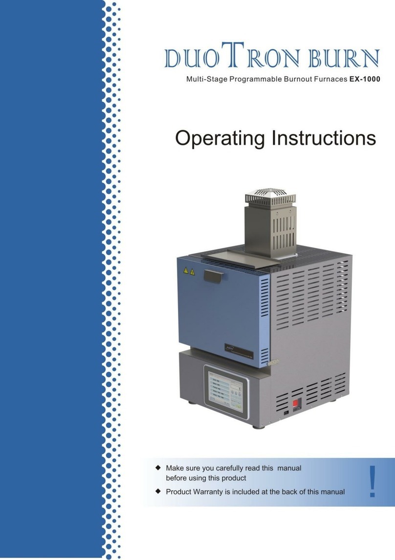 DuoTron Burn EX-1000 operating instructions