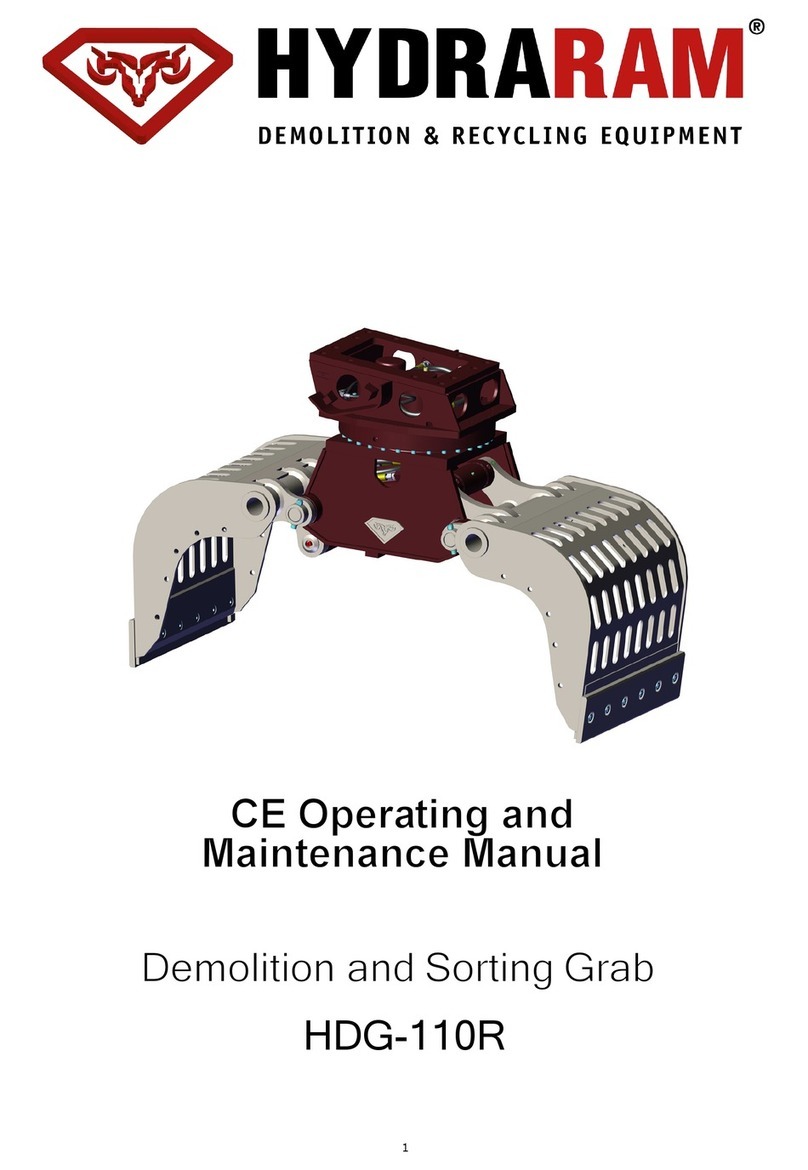 Hydraram HDG-110R Operating and maintenance manual