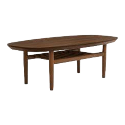 Lifely PAM-CT-WNT Pam Coffee Table Assembly instructions