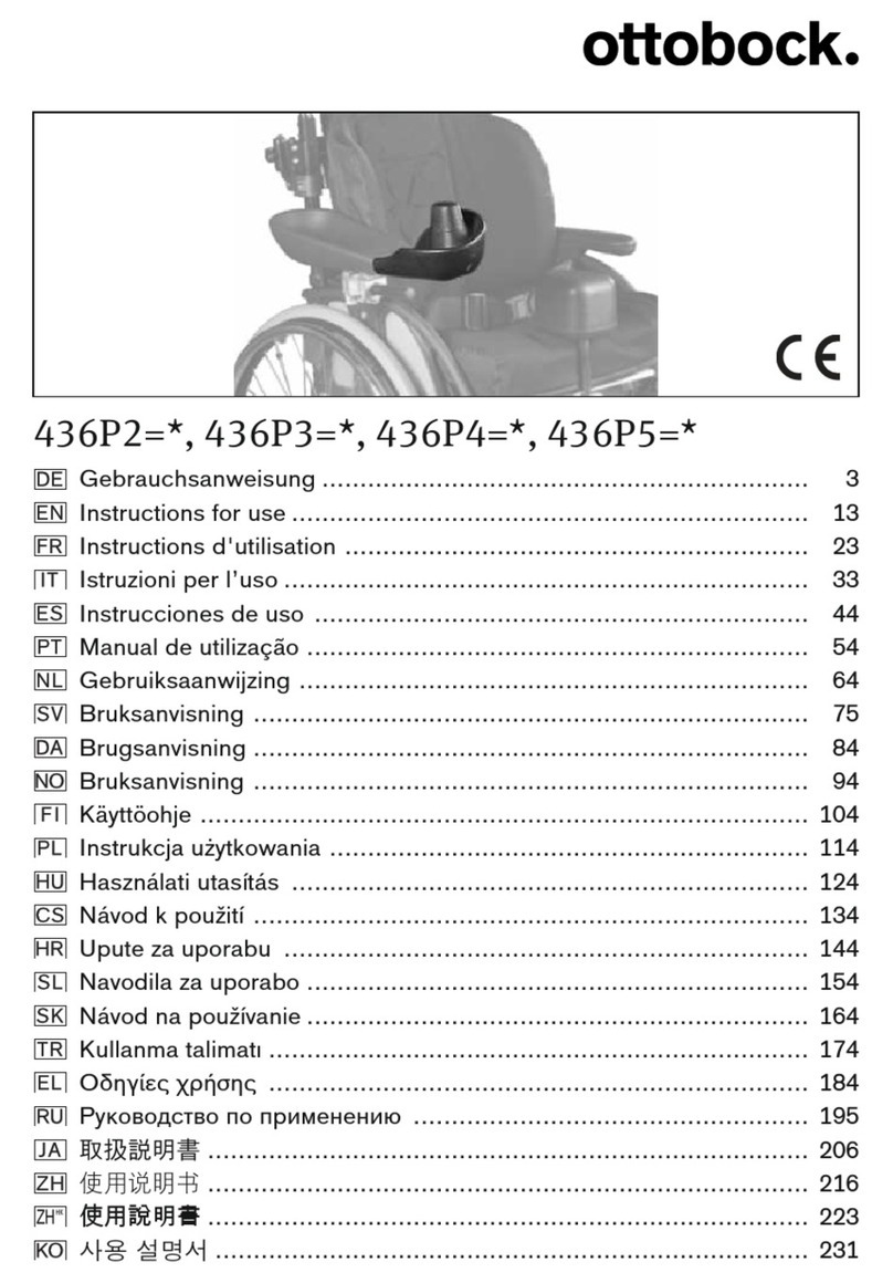 Otto Bock 436P2 Series Instructions for use