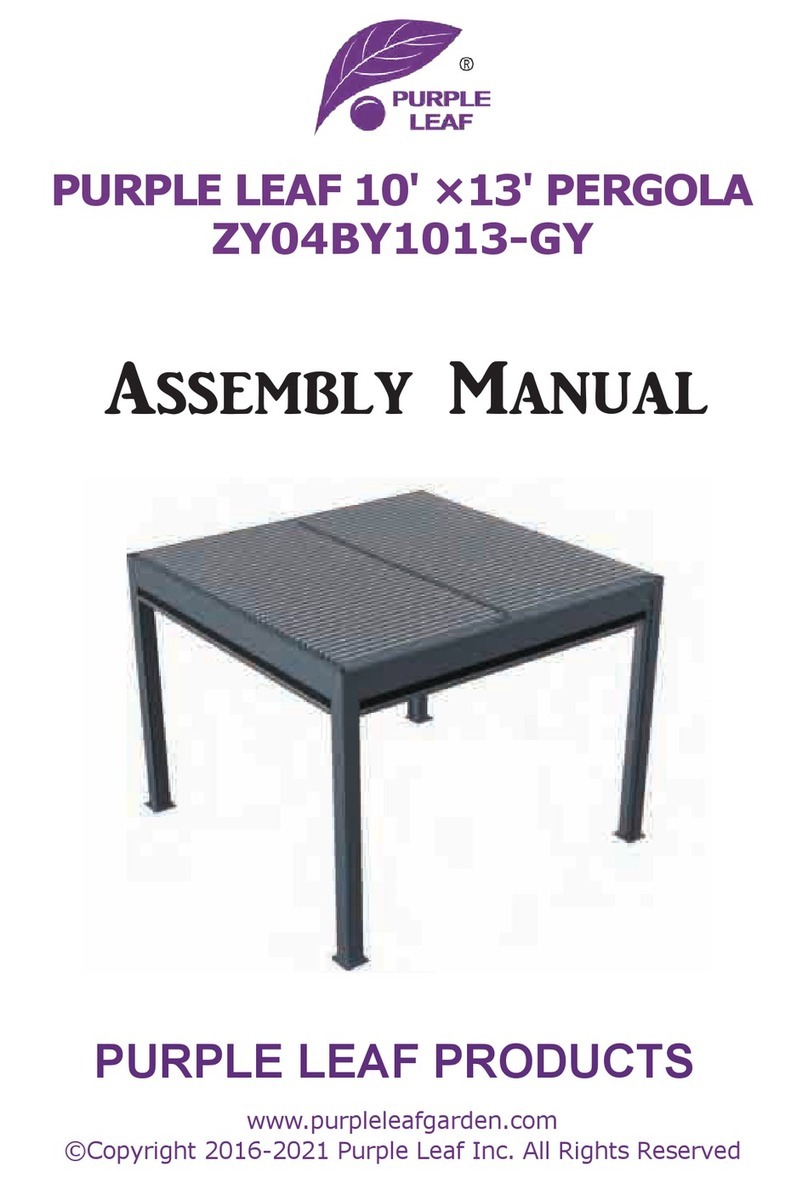 PURPLE LEAF ZY04BY1013-GY Assembly manual PURPLE LEAF ZY04BY1013-GY Assembly manual