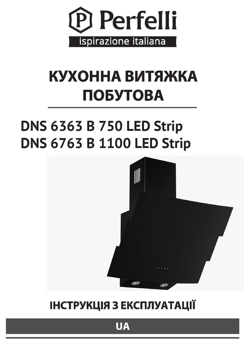 Perfelli DNS 6363 B 750 LED Strip instruction manual