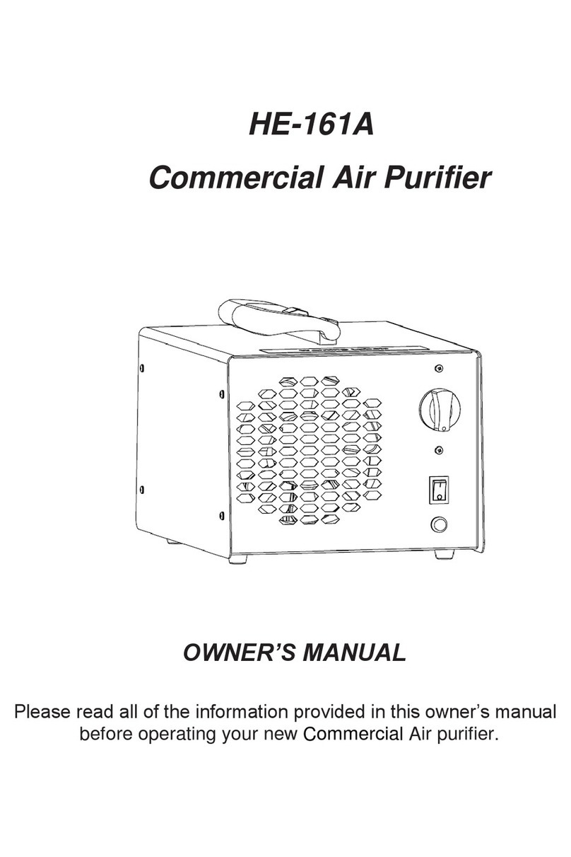Ozonalietas HE-161A owner's manual