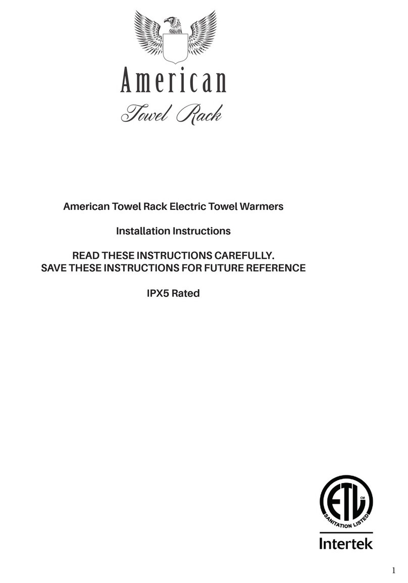 American Towel Rack Apollo Series User manual
