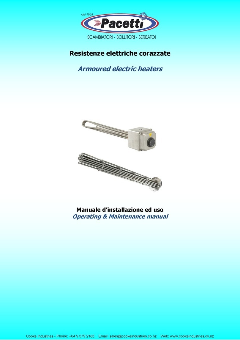 Pacetti BME operating & maintenance manual