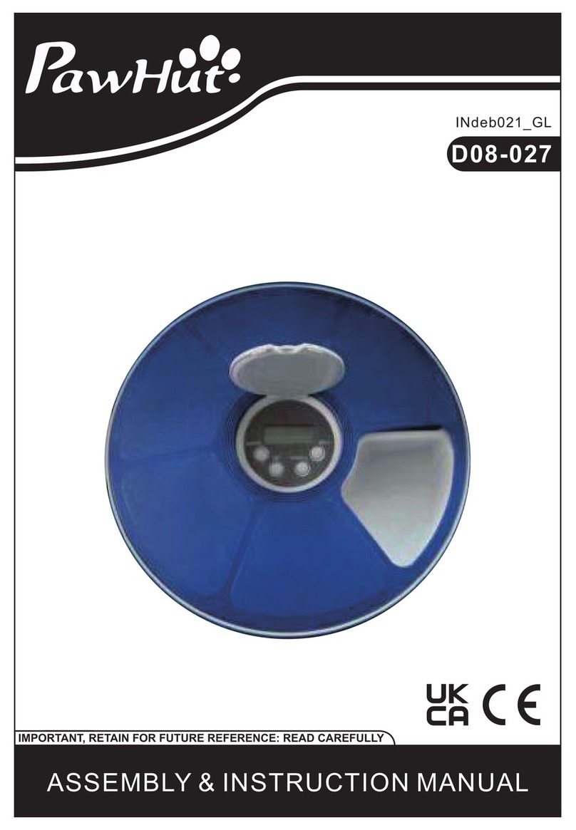 PawHut D08-027 Installation guide PawHut D08-027 Installation guide