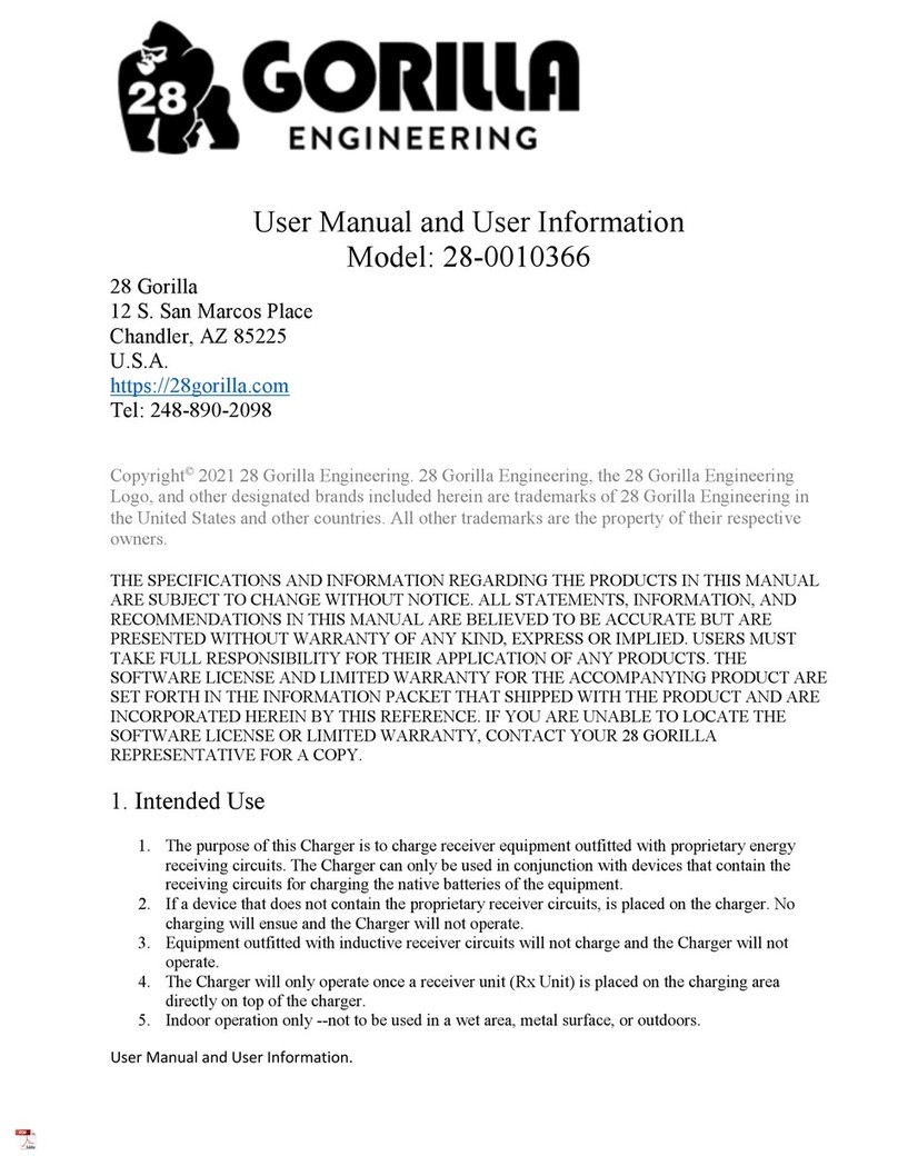 28 GORILLA 28-0010366 user manual