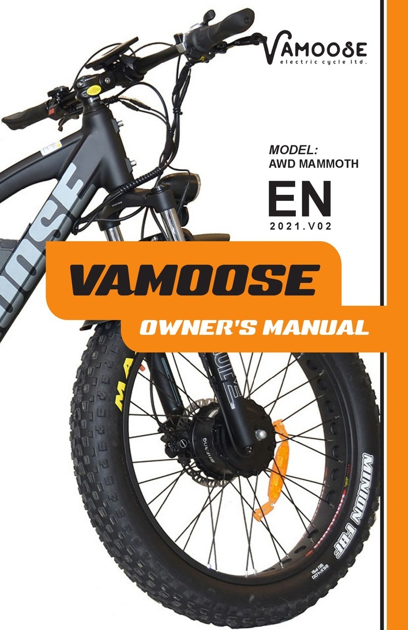 Vamoose AWD MAMMOTH User manual