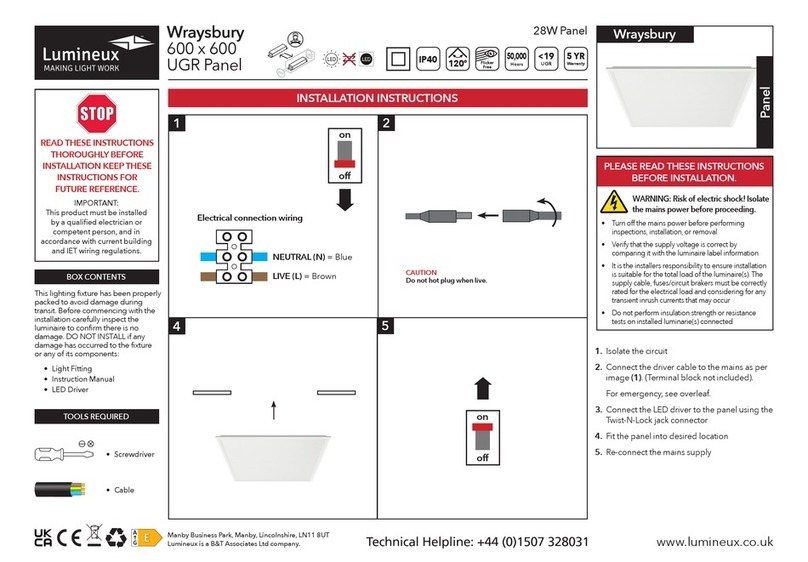 Lumineux Wraysbury User manual