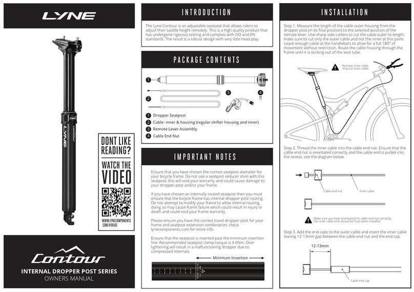LYNE Contour Series owner's manual