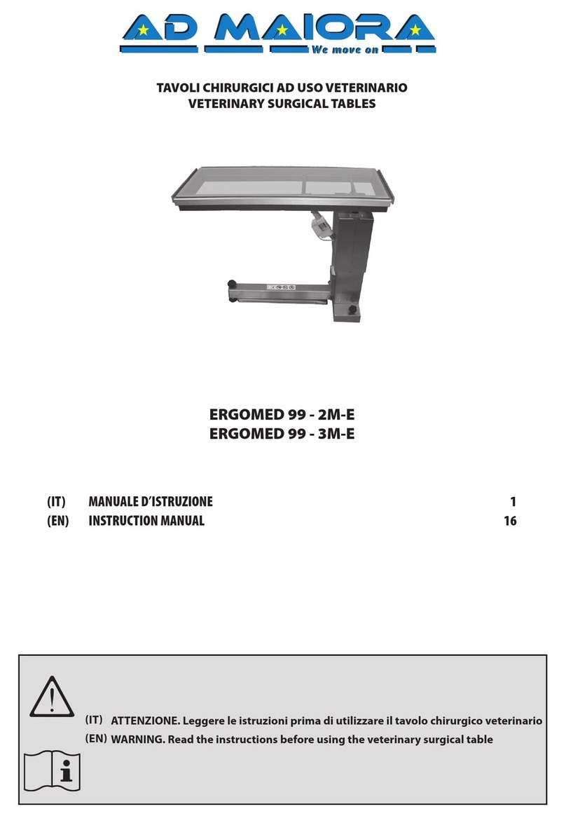 AD Maiora ERGOMED 99-2M-E instruction manual