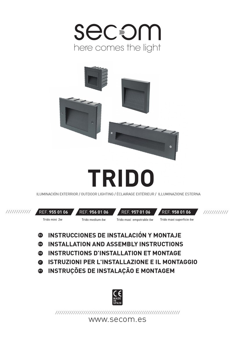 Secom TRIDO Installation and assembly instructions