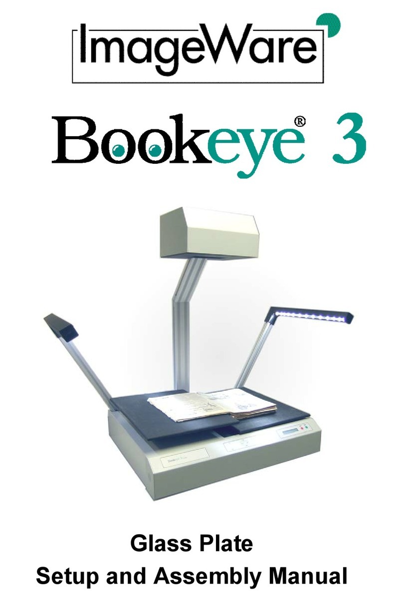 ImageWare Bookeye 3 Setup and Assembly Manual