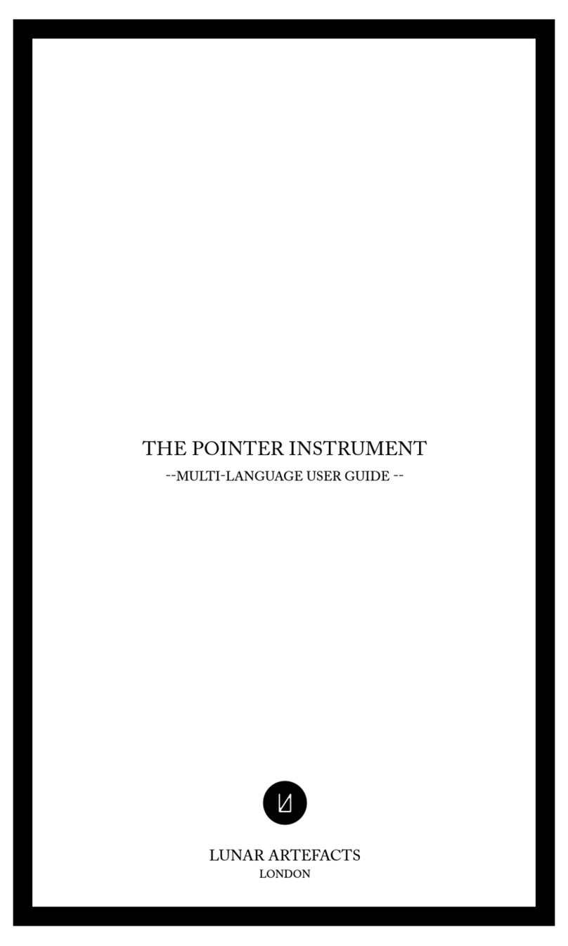 Lunar Artefacts Pointer Instruments Classic user guide