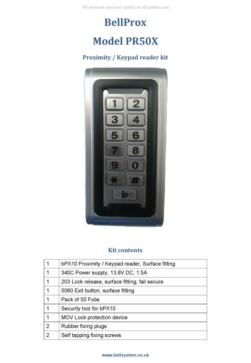 BellProx PR50X manual