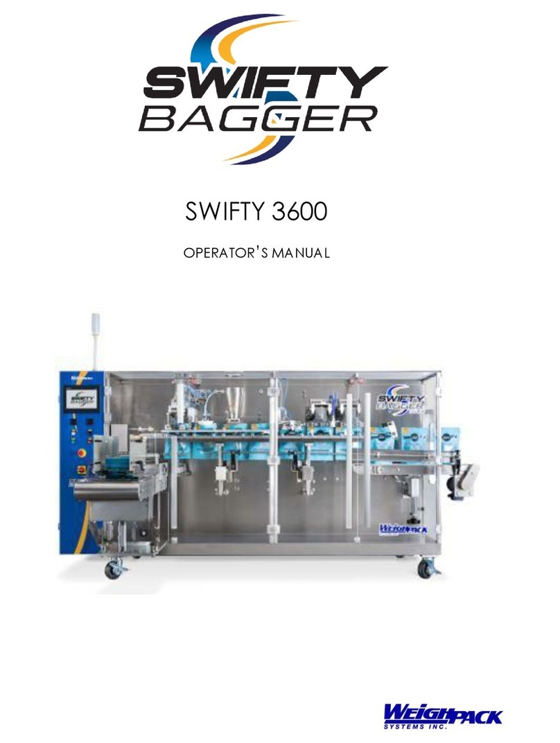 WeighPack Systems Switfy Bagger 3600 Operator's manual