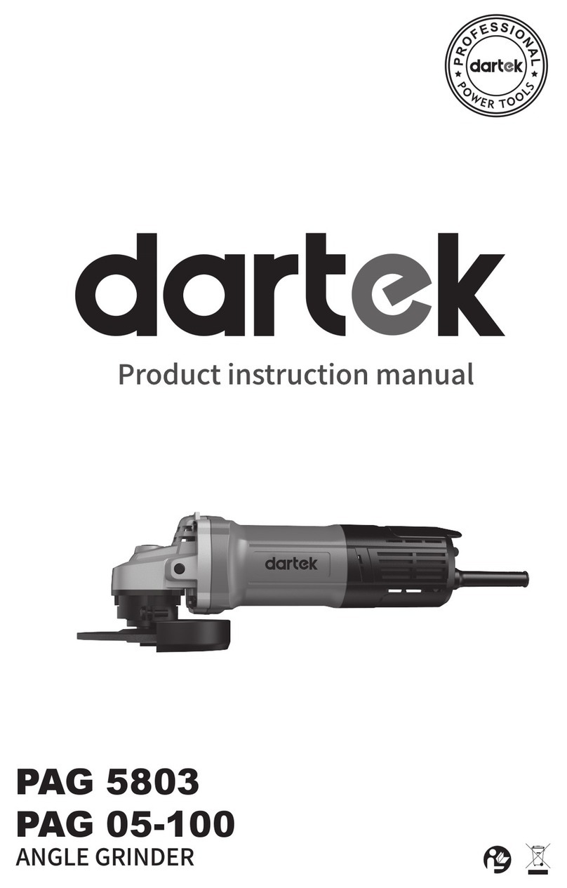 Dartek PAG 5803 Product instruction manual