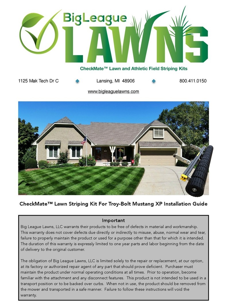 Big League Lawns CheckMate XP Series installation guide