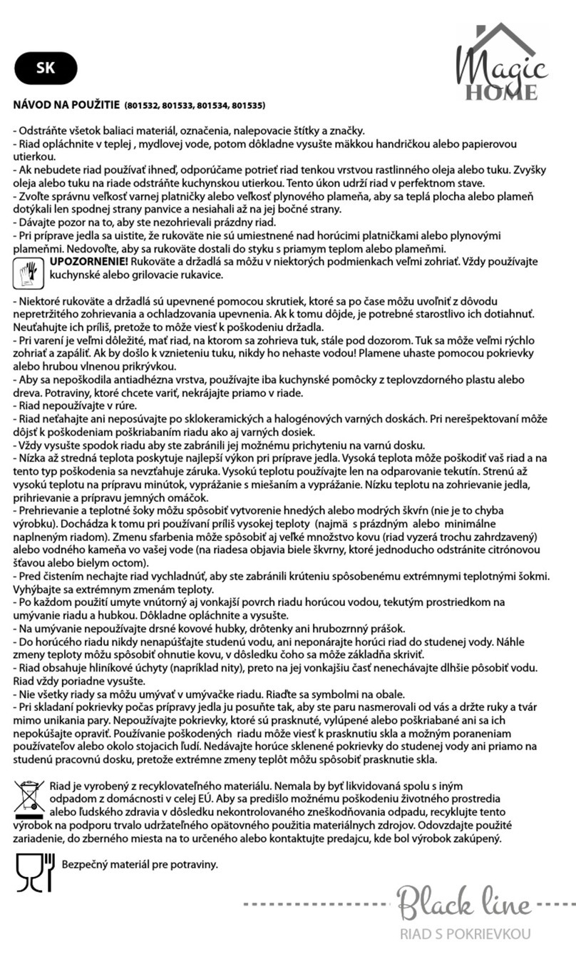 Magic Home Black Line 801532 Instructions for use