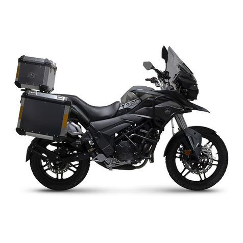 Sinnis motorcycles T380 user manual