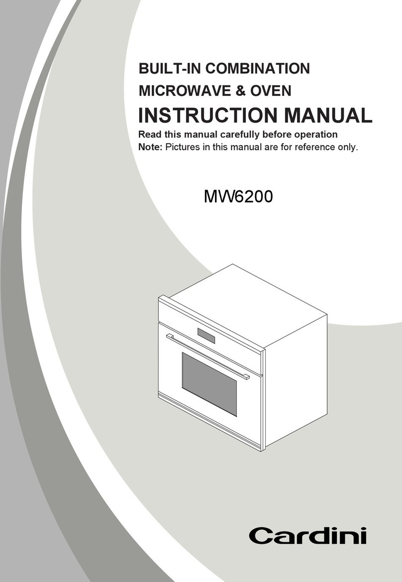 Cardini MW6200 instruction manual