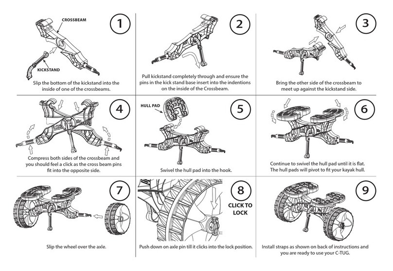 RAILBLAZA C-TUG SANDTRAKZ User manual