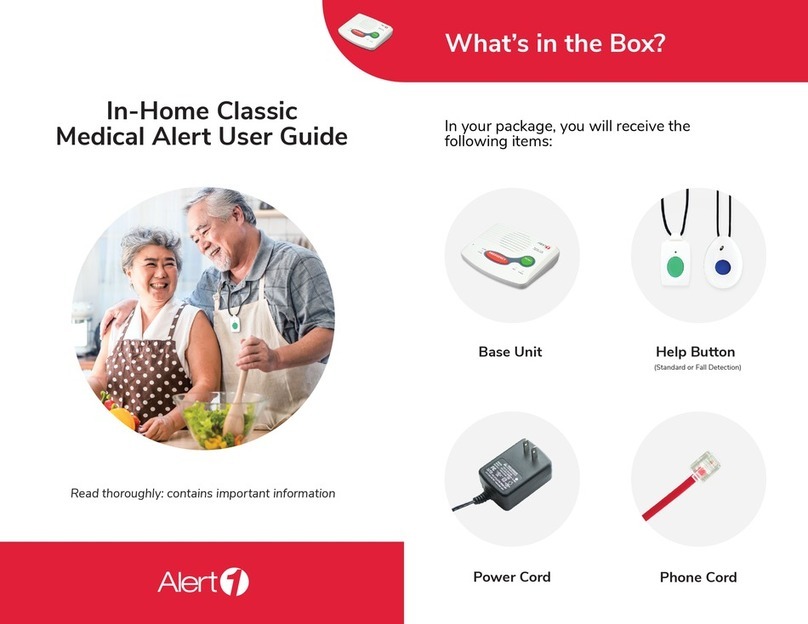 Alert1 In-Home Classic Medical Alert user guide