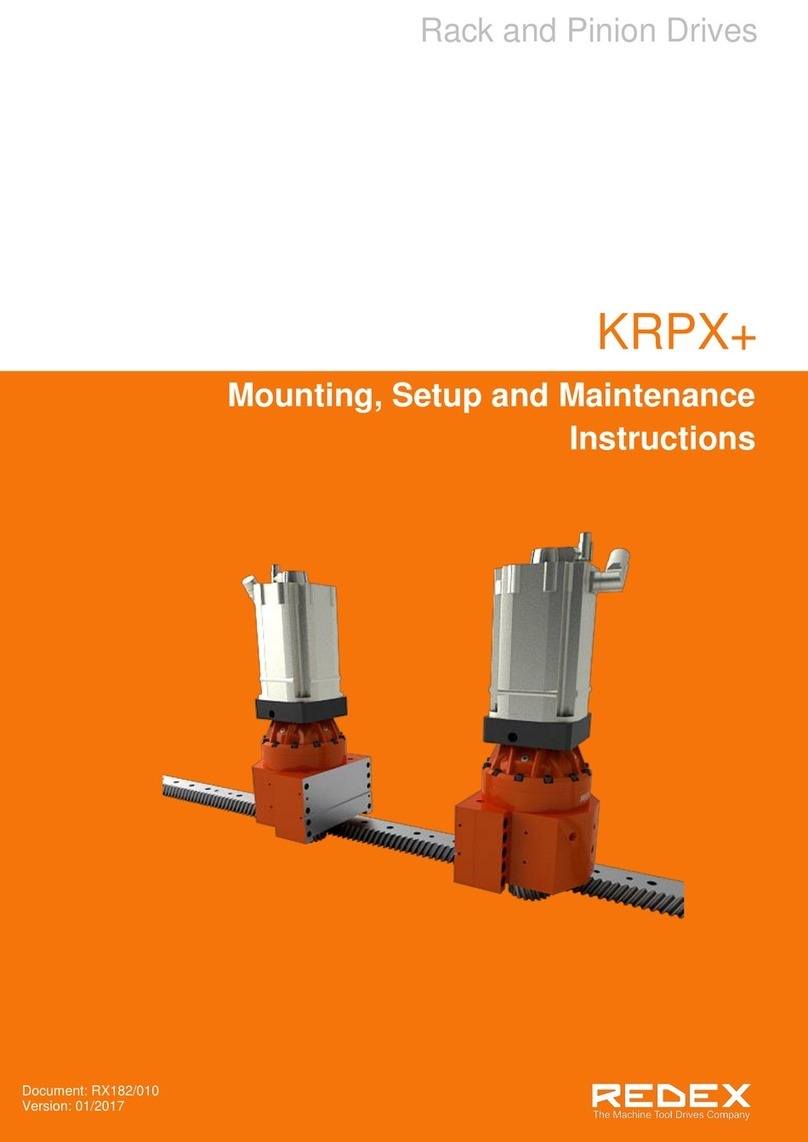 REDEX KRPX+ Setup and maintenance instructions