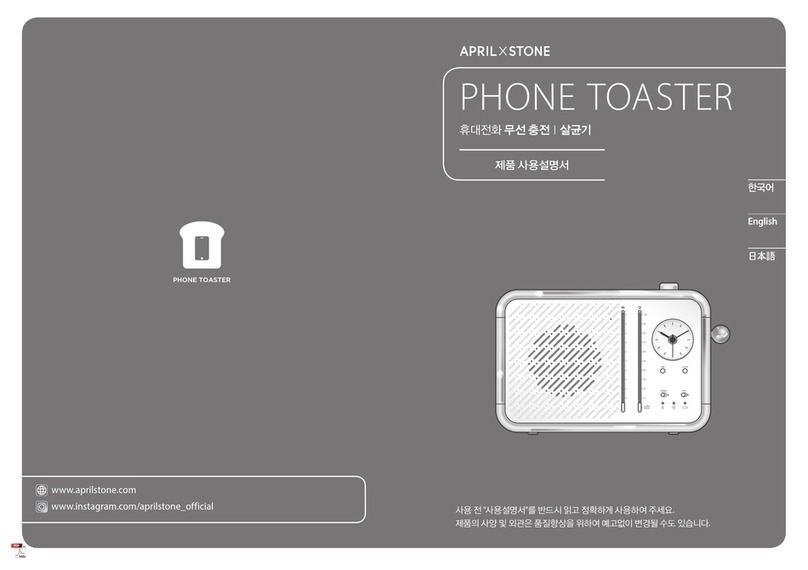 APRIL X STONE AP301-PT10 User manual