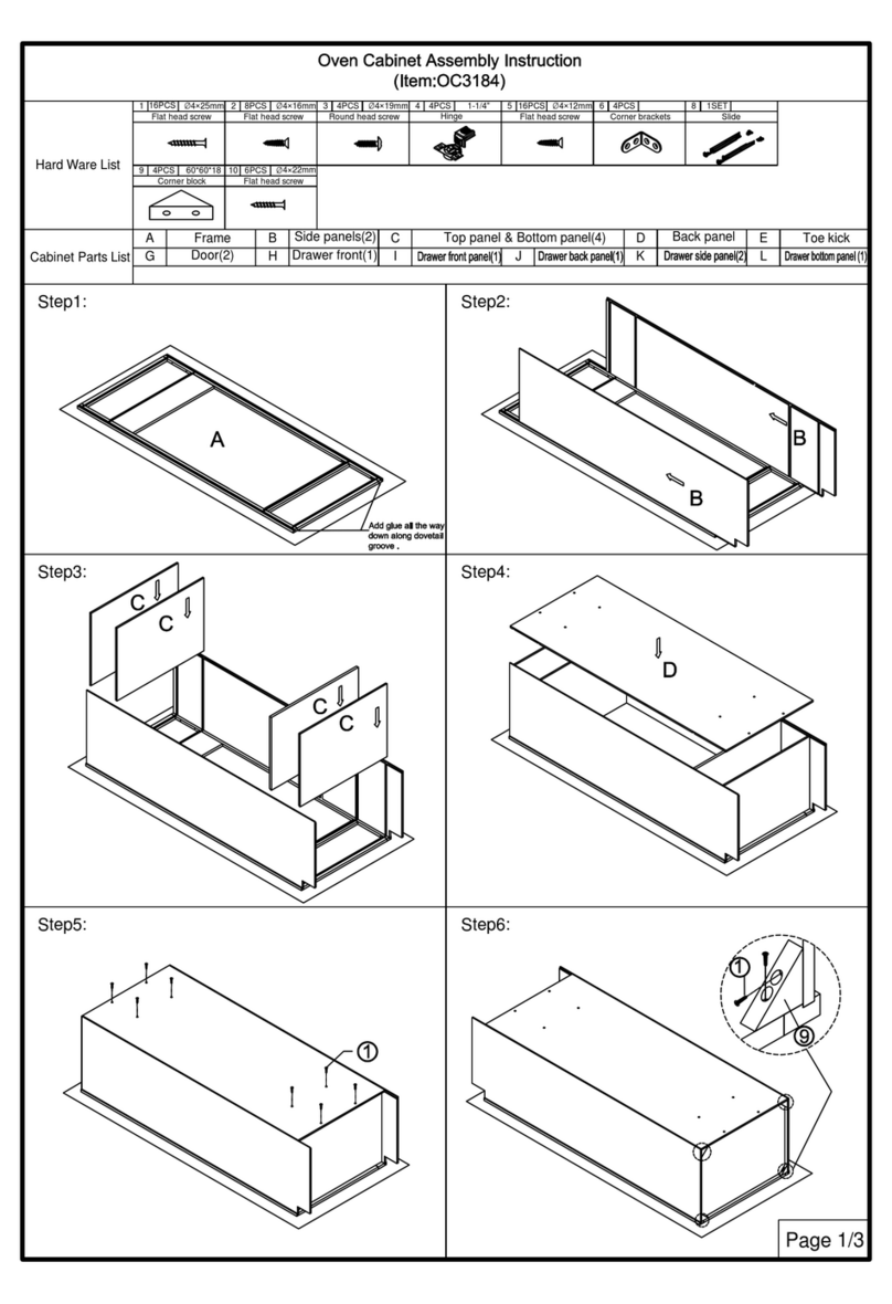 greencastle OC3184 Assembly instruction greencastle OC3184 Assembly instruction