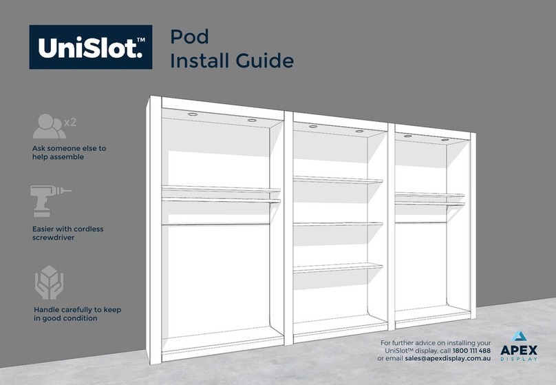 APEX DISPLAY UniSlot Pod User manual