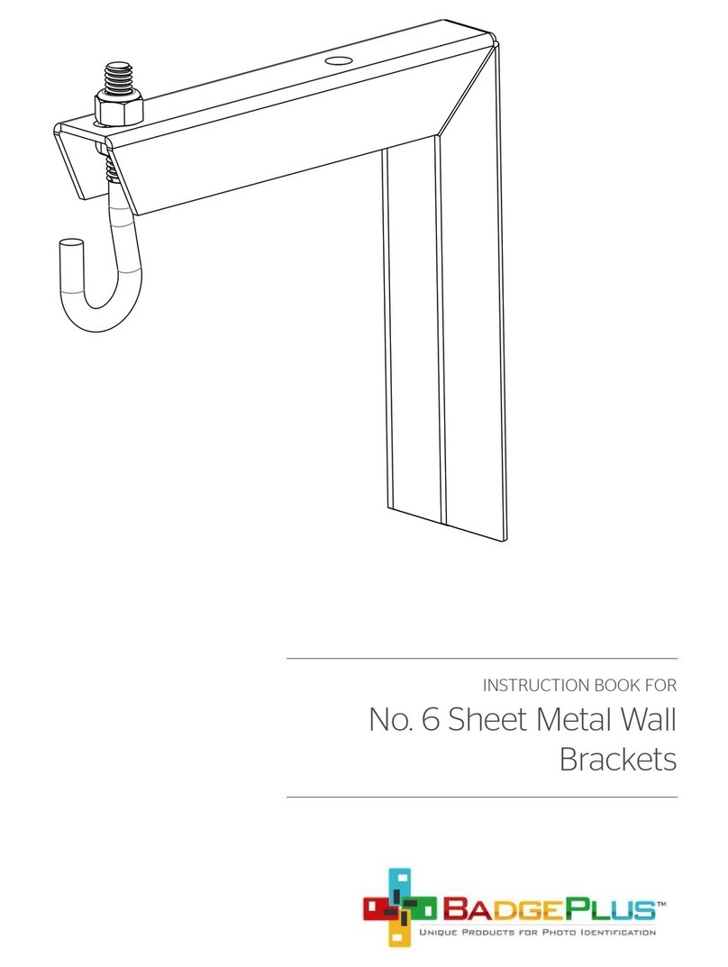 BADGEPLUS RPB06WBB Instruction book
