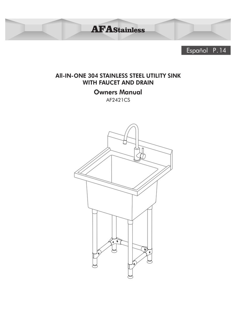 AFA Stainless AF2421CS owner's manual