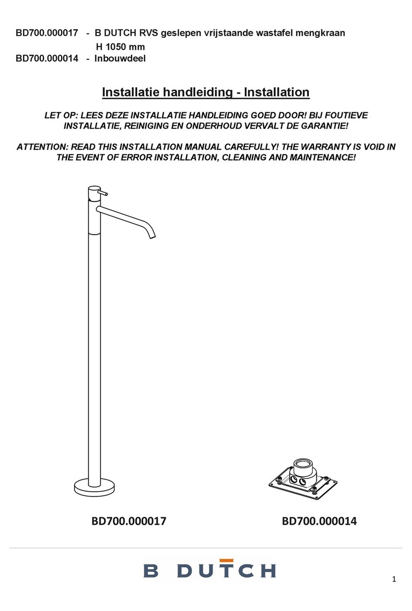 B DUTCH BD700.000017 installation manual B DUTCH BD700.000017 installation manual
