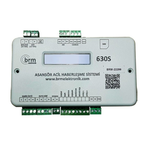 brm elektronik 630S User manual