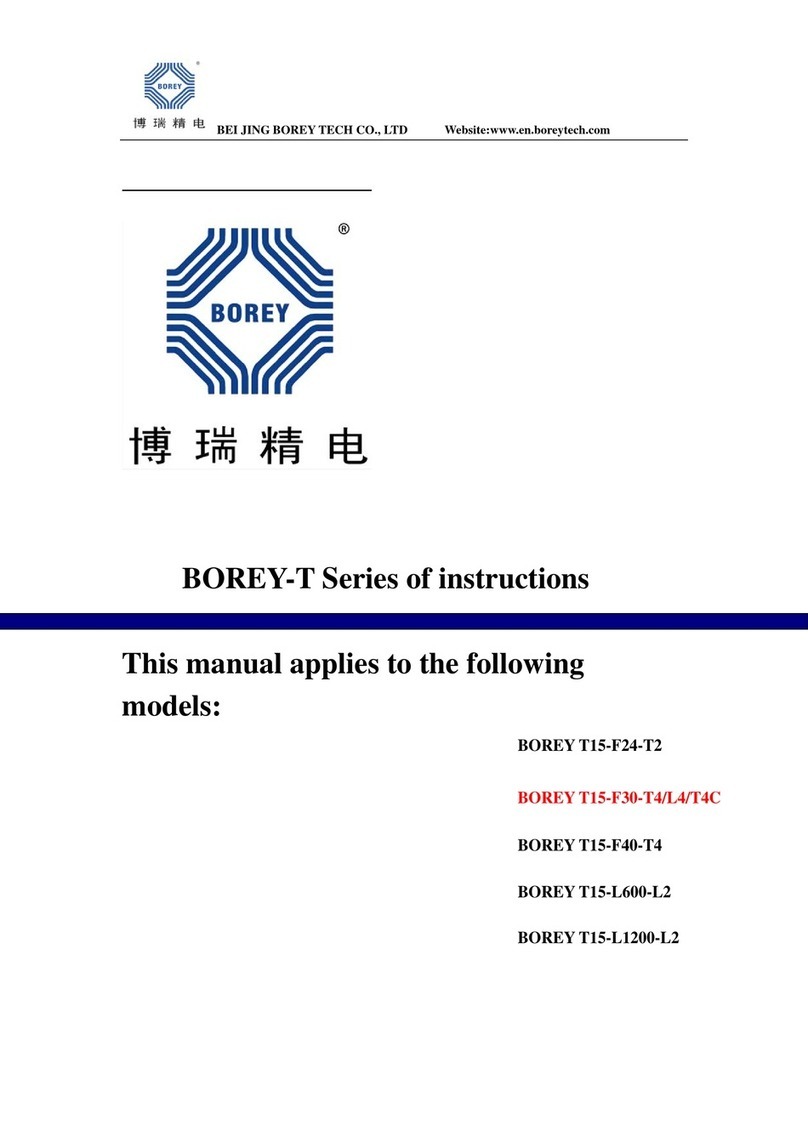 BOREY TECH T Series instructions